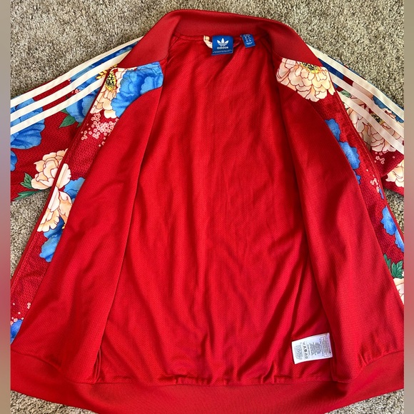 *Rare* Farm Rio x Adidas Originals Chita Floral Womens Track Jacket XS - Picture 10 of 15